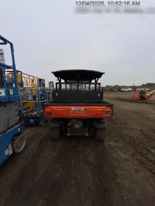 2022 Kubota RTV-X1140W-H Plastic Canopy, Windshield Acrylic Clear, LED Strobe Light, Wire Harness Kit, Back up Alarm