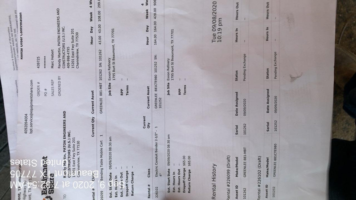 2020 GREENLEE 881-MBT