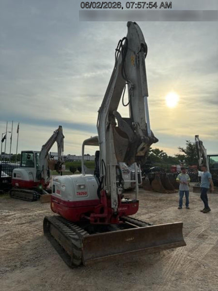 2019 Takeuchi TB260 Takeuchi TB260 Canopy w/Rubber Tracks, Auxiliary Hydraulics, Standard Blade, Manual QC