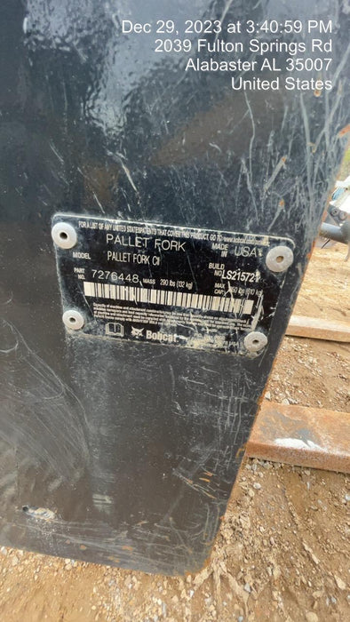 2020 PALADIN 48" Pallet Forks - Paladin