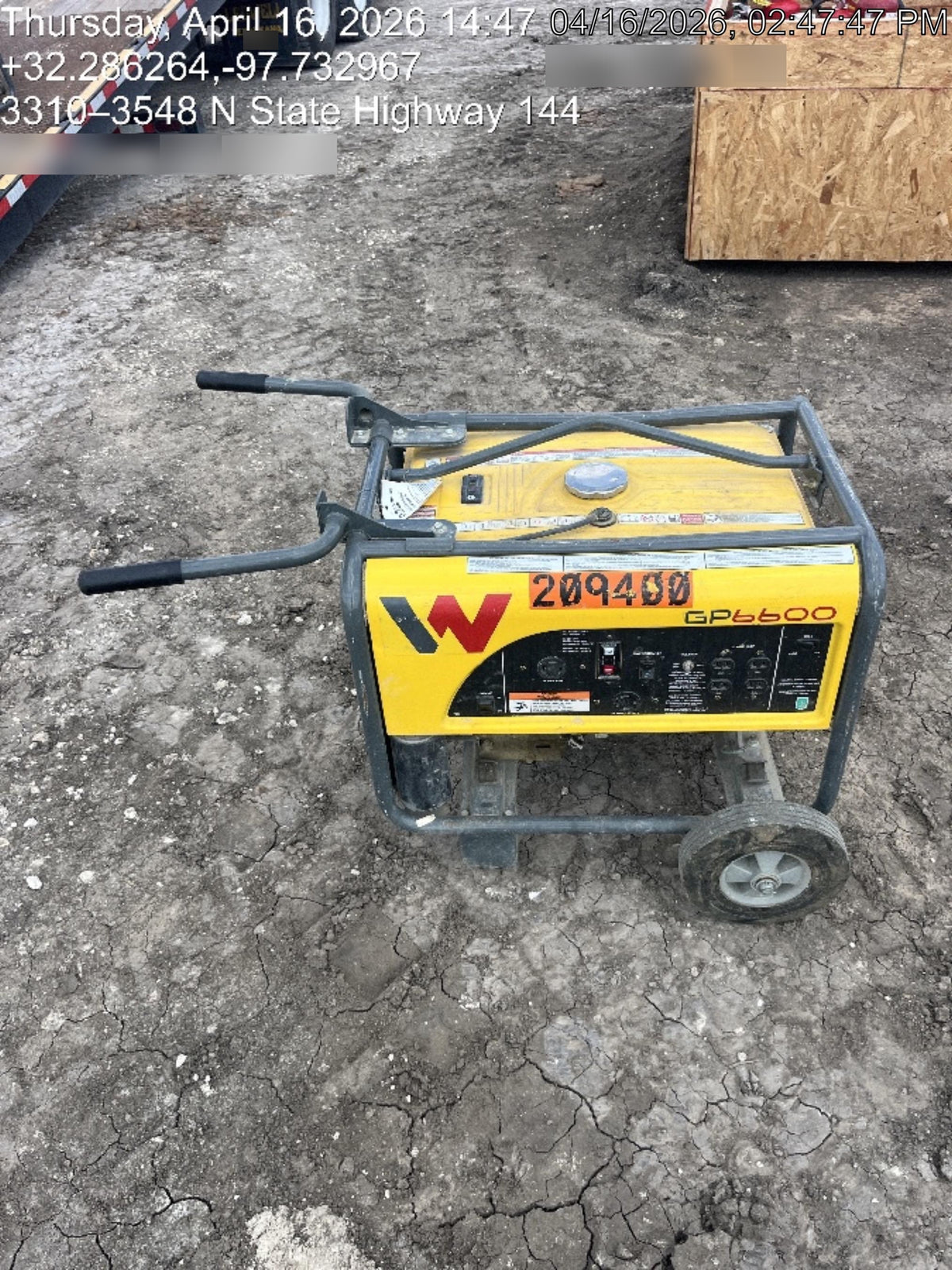 2022 WACKER NEUSON GP6600A