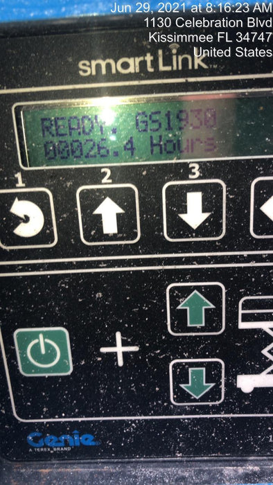 2020 Genie GS-1930 Solid Non Marking Tires, Beacon, Folding rails with half height swing gate