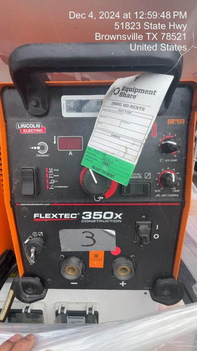 2023 LINCOLN ELECTRIC FLEXTEC 350X