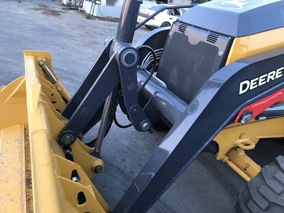 2020 John Deere 210LEP Canopy, 4WD, Second rear hydraulic cylinder, Light Package, Wheel weights