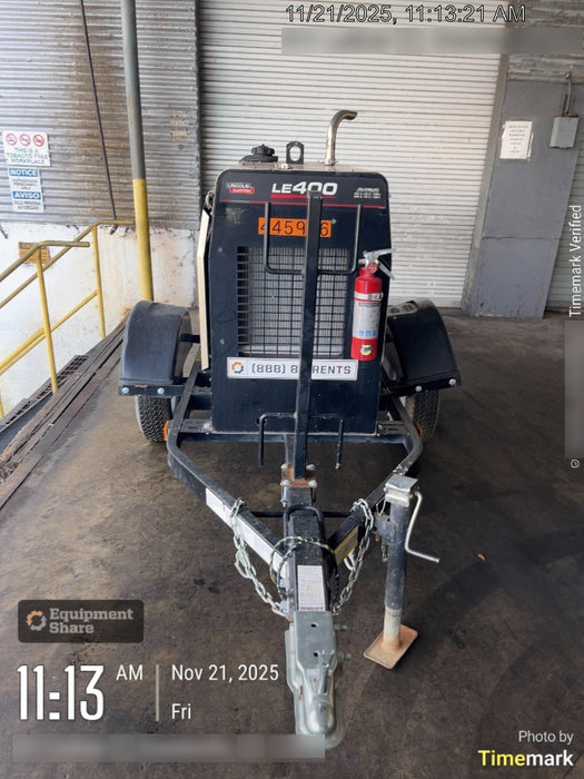 2024 Lincoln Electric LE400 Kubota V1505, Trlr, Cable Rack, Light Kit, ES Decals, T3