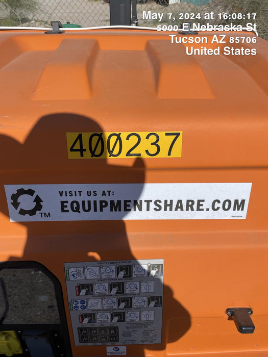 2024 Generac MLT2 Diesel, Flex Switch 120V Input, Powerzone Controller, 
(4) 320W LED Lights, 4kW Generator, 39.9 Gal Fuel Tank, 2" Ball, T3