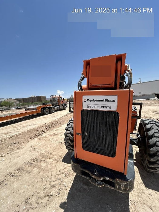 2018 Skytrak 10054 Skytrak 10054 10K Telehandler w/Open ROPS Solid Tires, LED Work Lights, Rotating Beacon, 60" Carriage/60" Forks