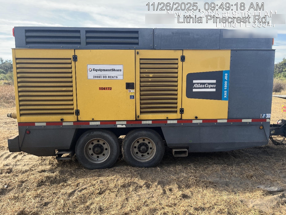 2020 ATLAS COPCO XAS 1800