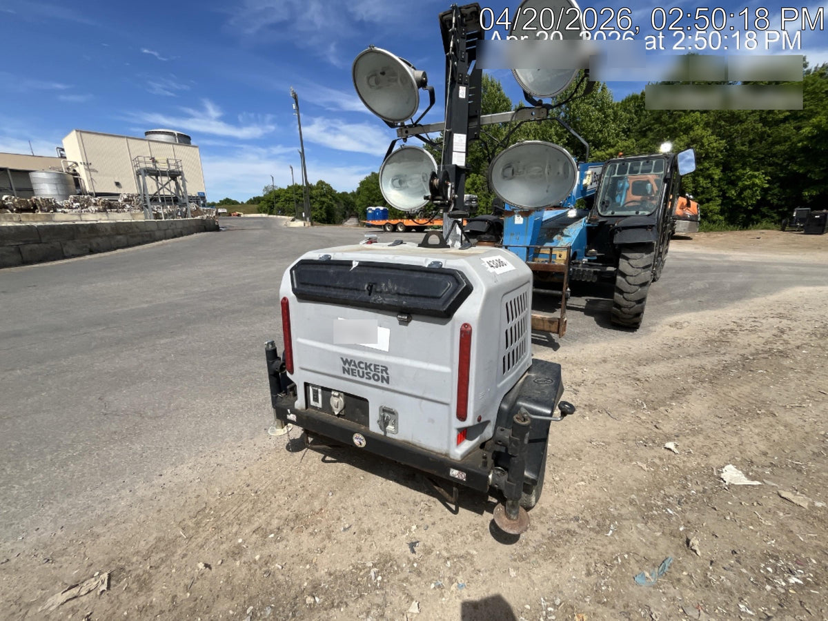 2019 Wacker Neuson LTV6L-MH Wacker Neuson LTV6L Mobile Light Tower w/Fuel Level Sensor Installed