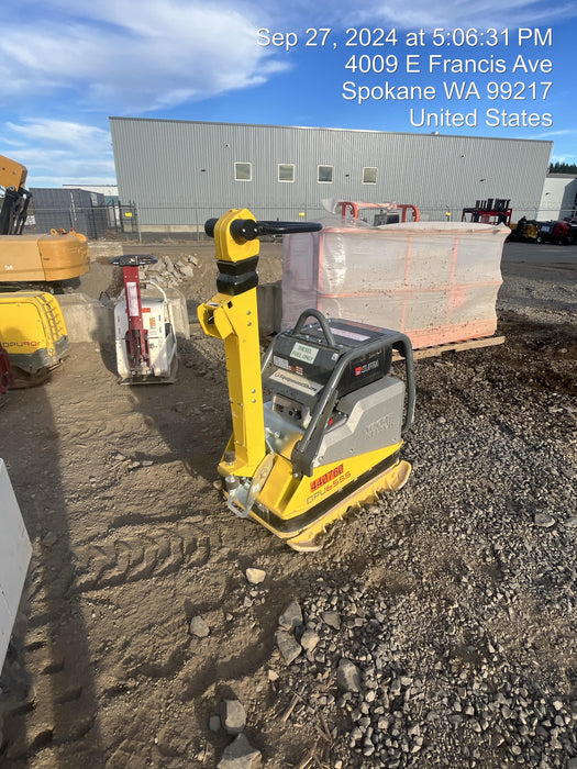 2024 Wacker Neuson DPU6555Heh Hatz Diesel, Reversible Plate Compactor, electric start