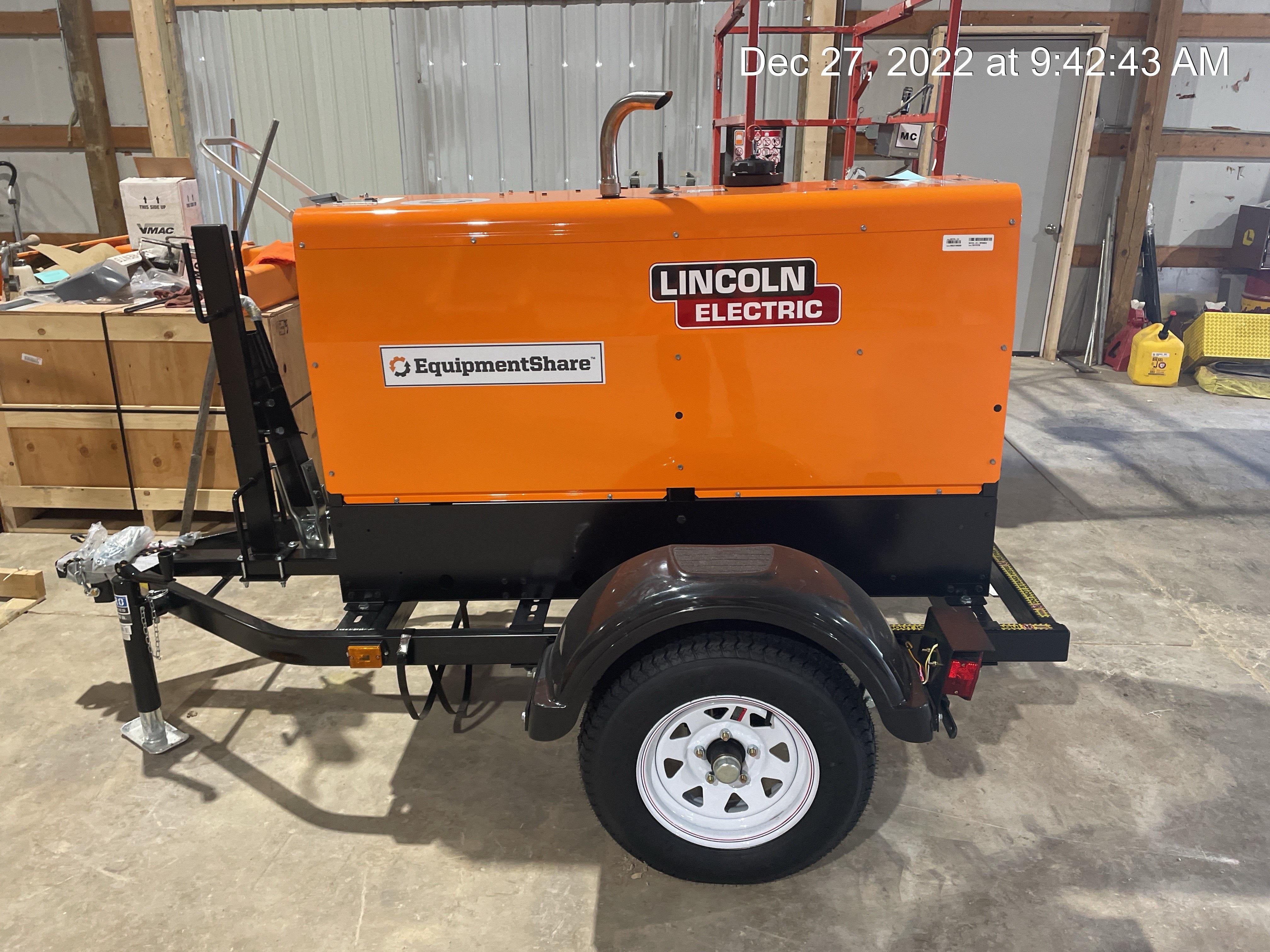 2022 Lincoln Electric LE400 Kubota V1505, Trlr, Cable Rack, Light Kit, ES Decals, T3