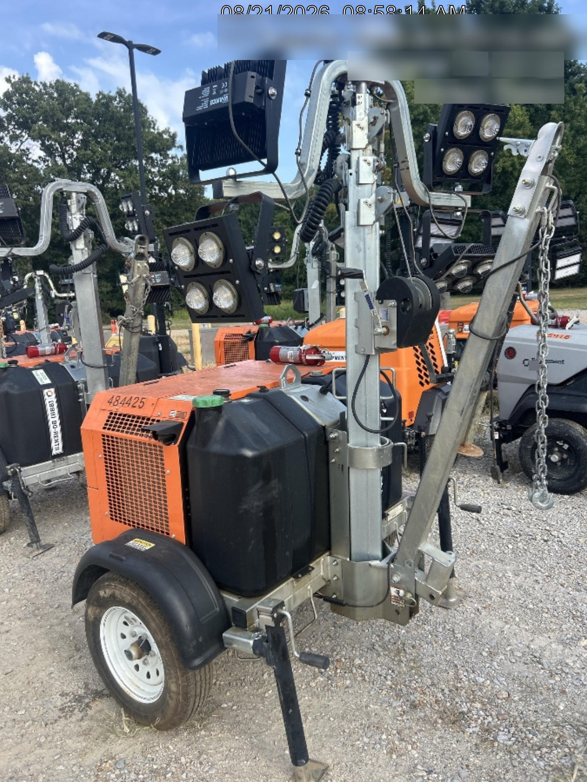 2024 Wanco WLTT-4MM4K Diesel, Mitsubishi L2E, 9.0HP @1800 rpm, Deep Sea Controller, Shore Power Plug, Auto Start, (4) 350W LED Floodlights, 4kW Generator, 60 Gal Fuel Tank, 2" Ball, T3