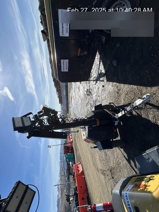 2020 Allmand NLV3GR (4) LED Light Fixture 350W, 23' Vertical Mast, 3kW Prime, Towable, Deep Sea L401, Leveling Jacks, Yanmar T4F 5.8hp