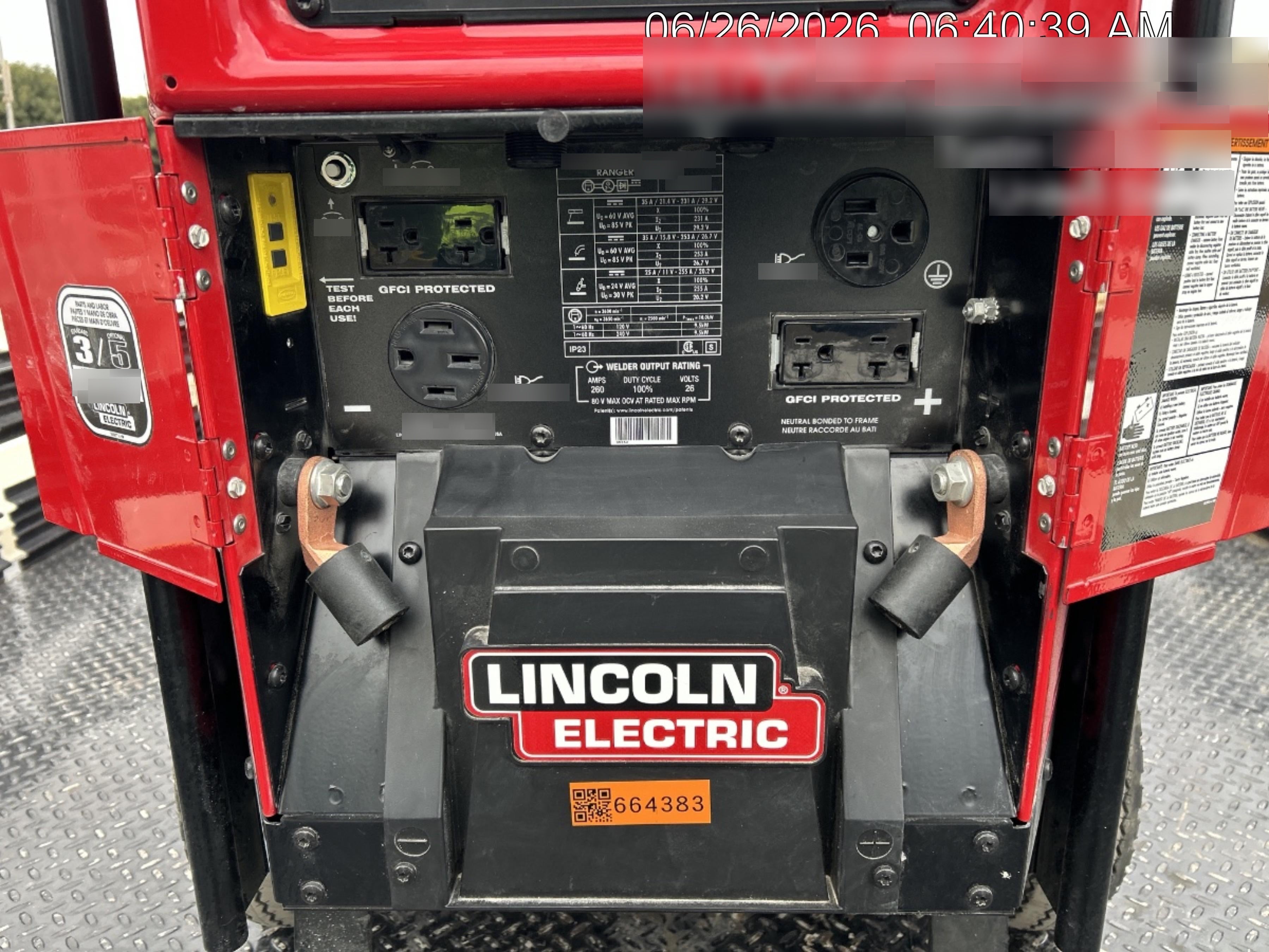 2026 LINCOLN ELECTRIC Ranger 260MPX