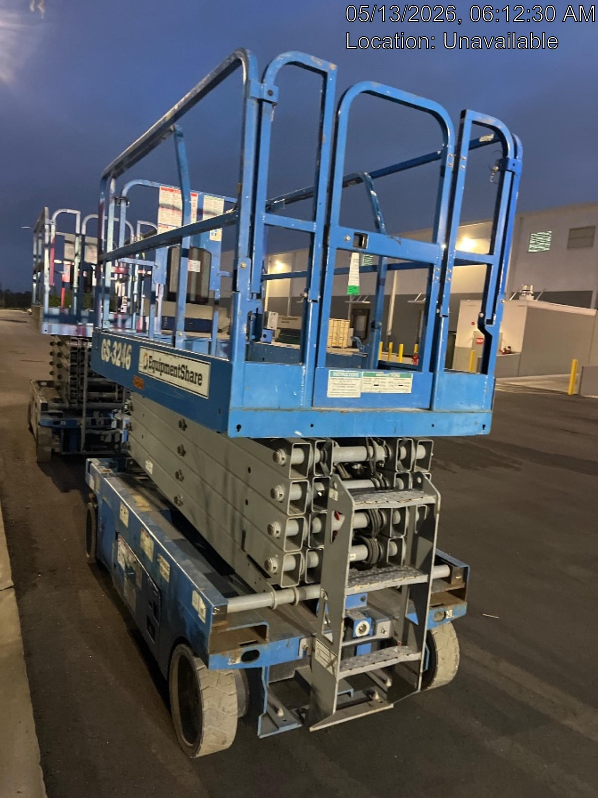 2019 Genie GS-3246 Folding rails with full height swing gate