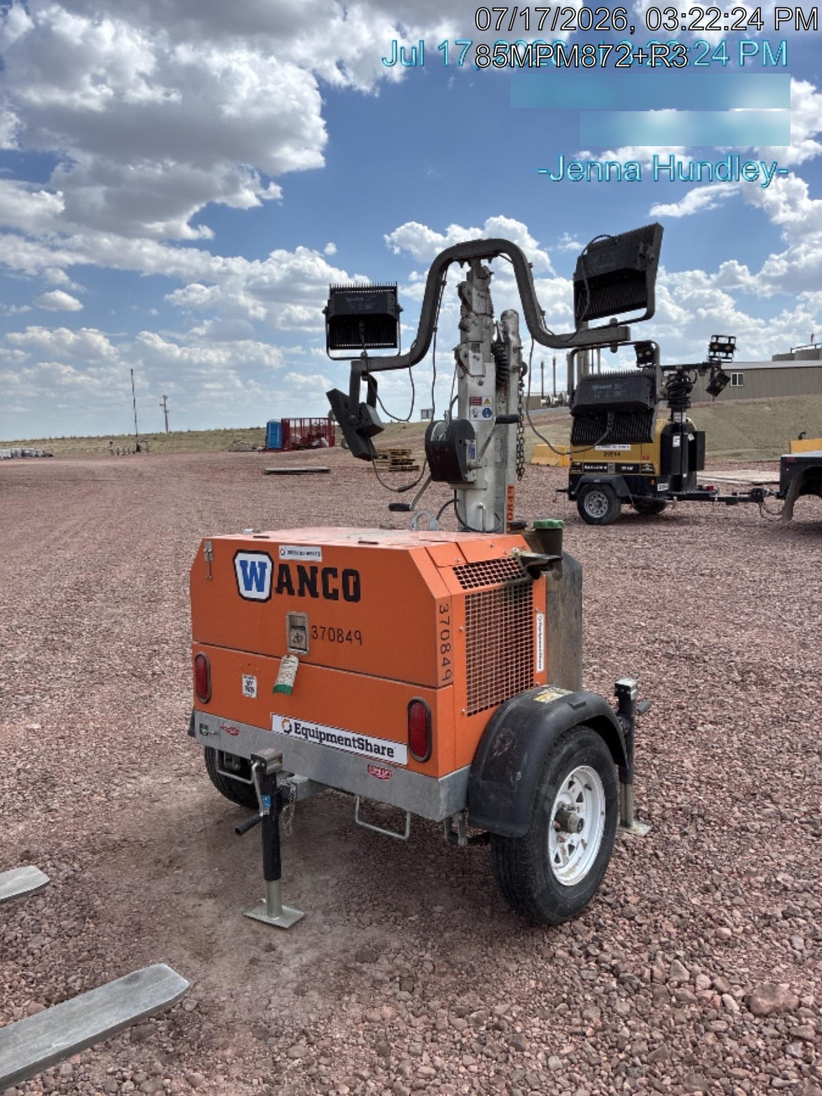 2023 Wanco WLTT-4MM4K Diesel, Deep Sea Controller, Shore Power Plug, Auto Start, (4) 350W LED Floodlights, 4kW Generator, 60 Gal Fuel Tank, 2" Ball, T3