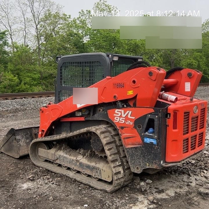 2020 Kubota SVL95-2SHC Cab, Rubber Tracks, Hydraulic Quick Coupler