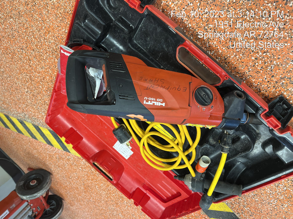 2019 HILTI DD150U