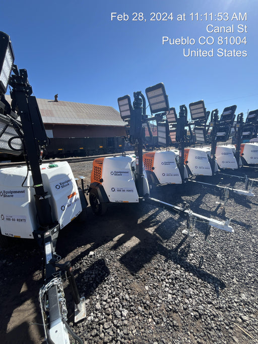 2023 Generac MLT2 Diesel, Flex Switch 120V Input, Powerzone Controller, 
(4) 320W LED Lights, 4kW Generator, 39.9 Gal Fuel Tank, 2" Ball, T3