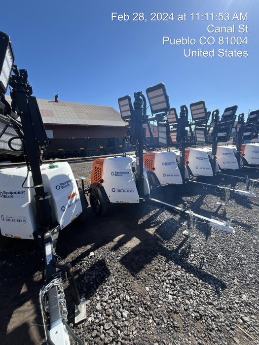 2023 Generac MLT2 Diesel, Flex Switch 120V Input, Powerzone Controller, 
(4) 320W LED Lights, 4kW Generator, 39.9 Gal Fuel Tank, 2" Ball, T3