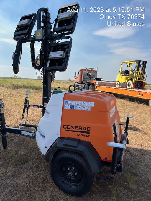 2023 Generac MLT2 Diesel, Flex Switch 120V Input, Powerzone Controller, (4) 320W LED Lights, 4kW Generator, 39.9 Gal Fuel Tank, 2" Ball, T3