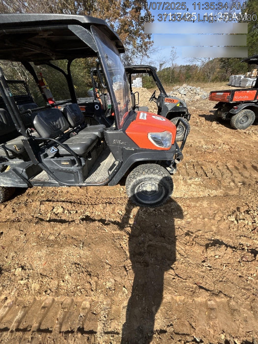 2021 Kubota RTV-X1140W-H Plastic Canopy, Windshield Acrylic Clear, LED Strobe Light, Wire Harness Kit, Back up Alarm