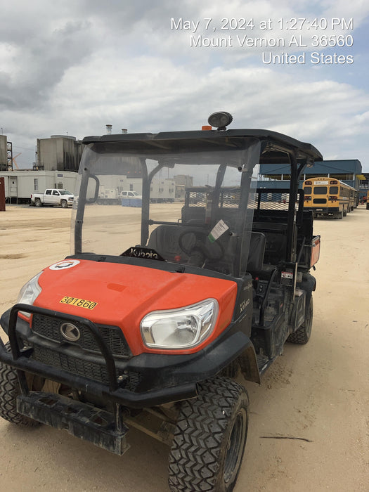 2023 Kubota RTV-X1140W-H 4WD, LED Strobe, Windshield Acrylic Clear, Plastic Canopy, Wire Harness Kit, Backup Alarm