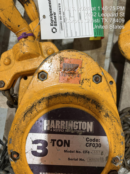 2023 HARRINGTON CF030-20