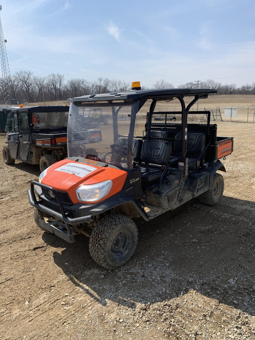 2020 Kubota RTV-X1140W-H 4WD utility cart -LED strobe -Windshield tempered glass -Plastic canopy -Wire harness kit -Backup alarm