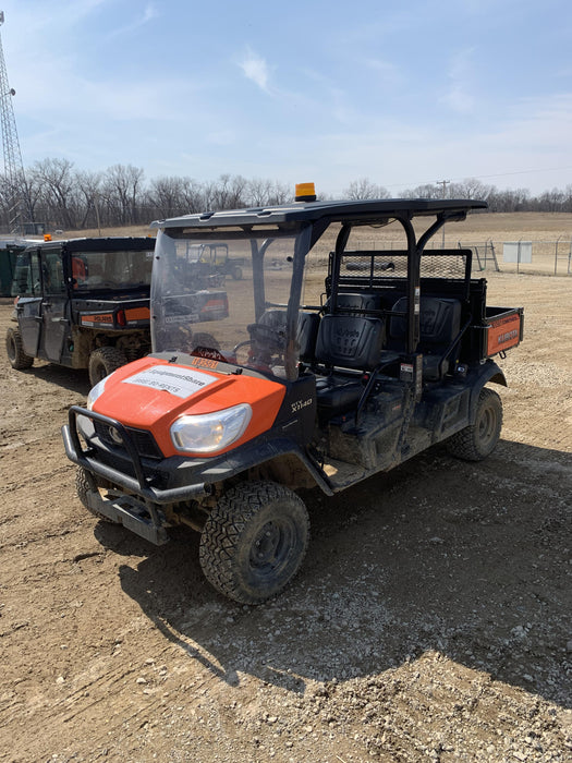 2020 Kubota RTV-X1140W-H 4WD utility cart -LED strobe -Windshield tempered glass -Plastic canopy -Wire harness kit -Backup alarm