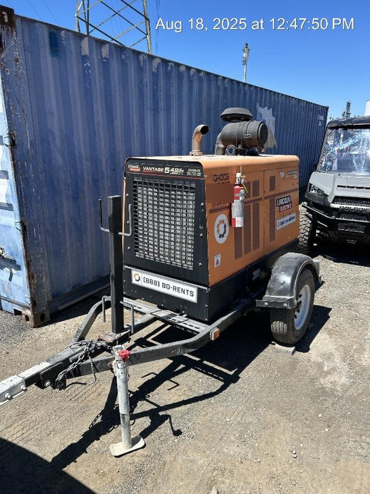 2021 Lincoln Electric Vantage 549X Ready Pak 3, ORANGE (includes trailer, cable rack, fender light kit)