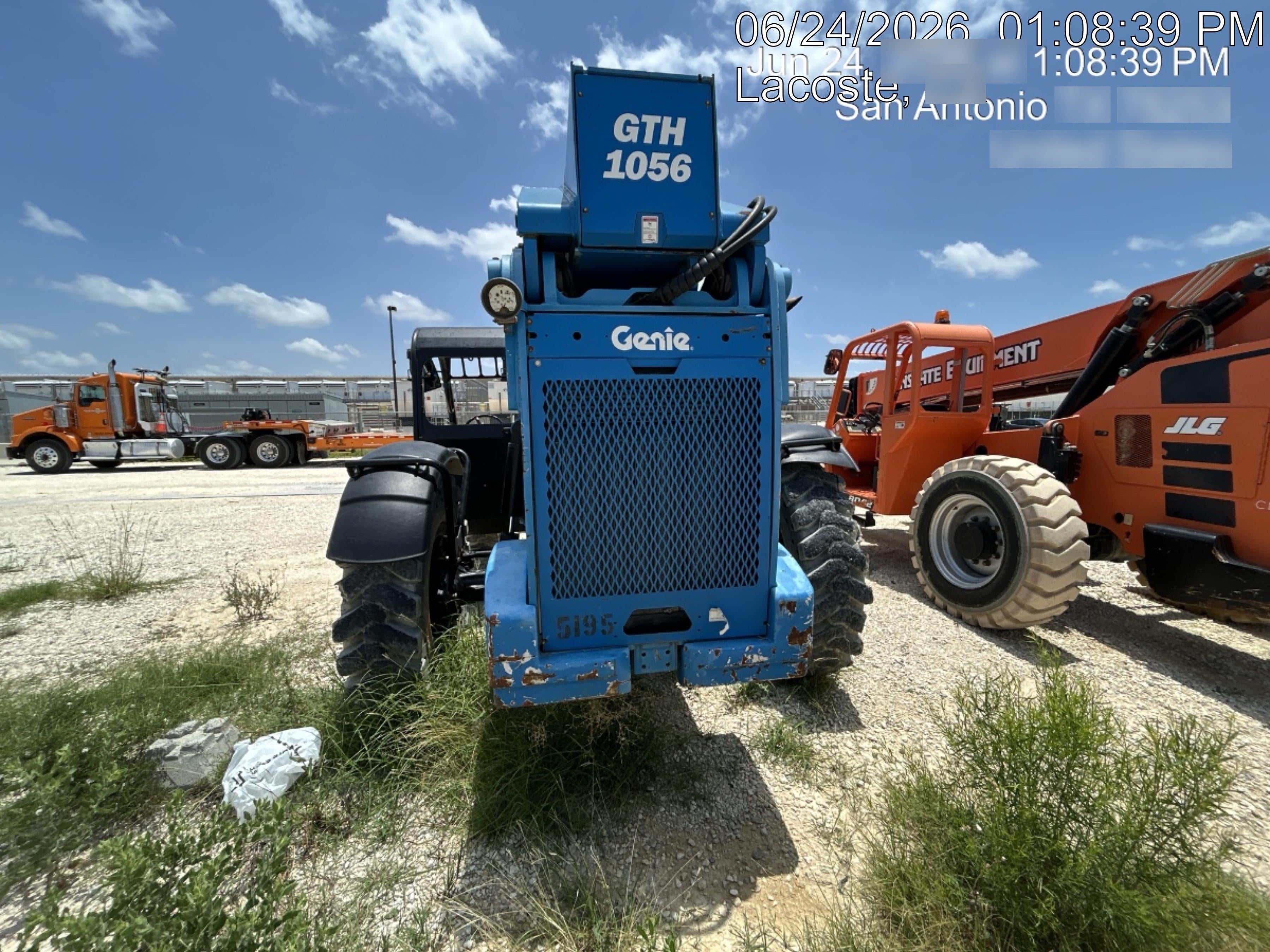 2017 Genie GTH-1056 Genie GTH1056, Solid Tires, 60" carriage, Open ROPS