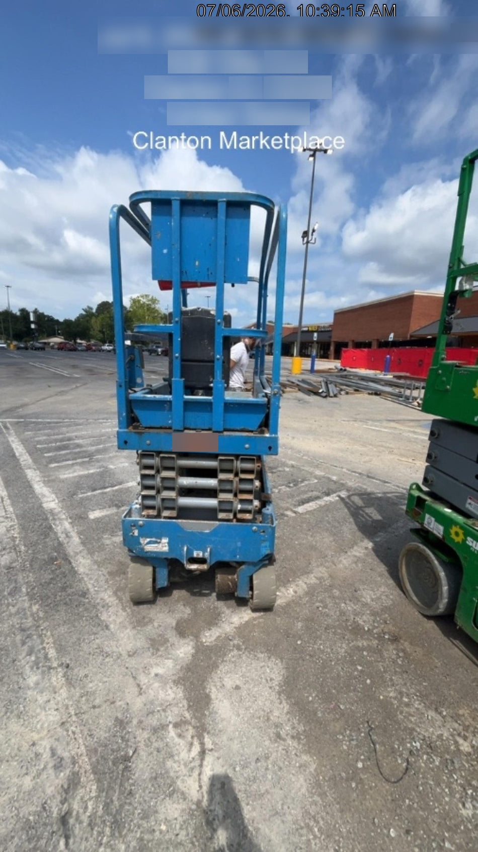 2019 Genie GS-1930 Fixed Rails with Chain Entry