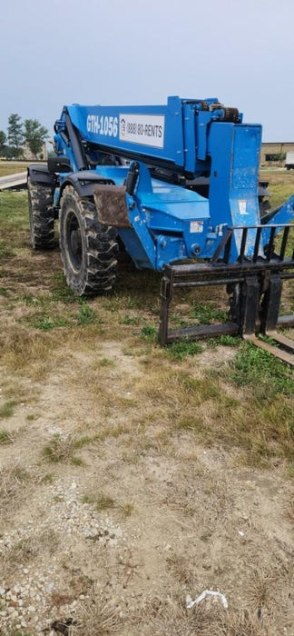 2019 Genie GTH-1056 Canopy, Solid RT Tires, LED Work Lights, Beacon 60" QA Carriage, 60" Forks