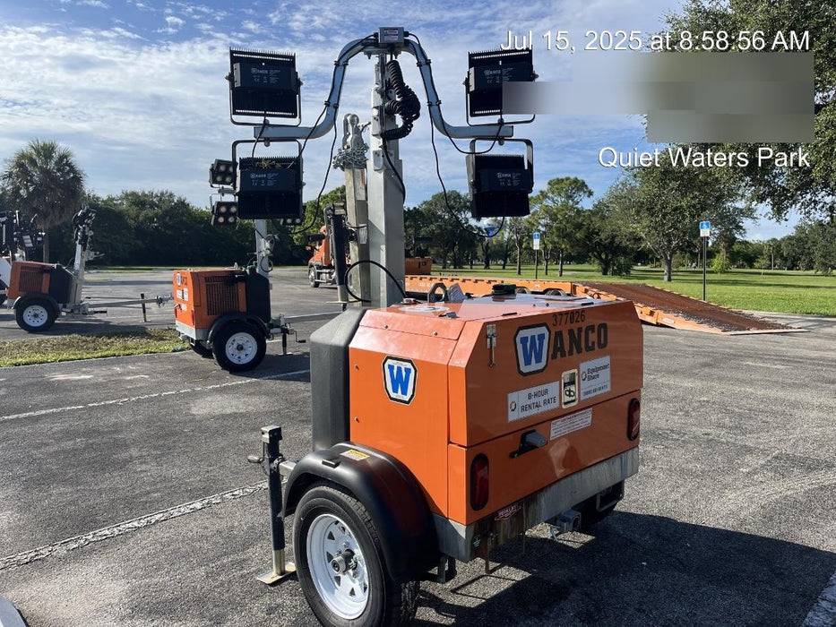 2023 Wanco WLTT-4MM4K Diesel, Deep Sea Controller, Shore Power Plug, Auto Start, (4) 350W LED Floodlights, 4kW Generator, 60 Gal Fuel Tank, 2" Ball, T3