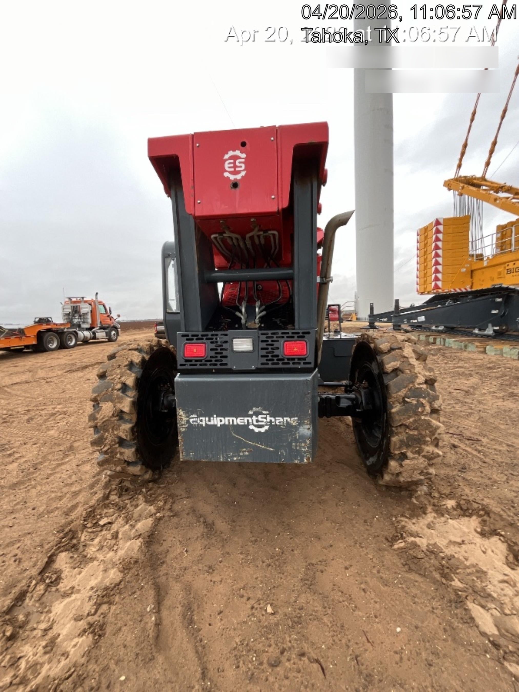 2019 Manitou 12042 MTA12042 - Canopy, Worklights/Strobe, Beacon, 66" Carriage, 60" Forks, Solid Tires, Lift Hook, Aux Hydraulics