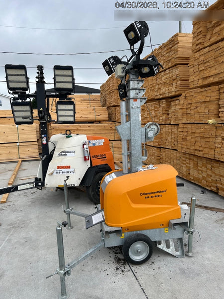 2023 Generac MLT2 Diesel, Flex Switch 120V Input, Powerzone Controller, 
(4) 320W LED Lights, 4kW Generator, 39.9 Gal Fuel Tank, 2" Ball, T3
