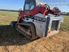 2019 Takeuchi TL12V2C Cab/Heat/Air w/Auxiliary Hydraulics, 2 Speed, Hydraulic QC 80" Tooth Bucket, 48" Pallet Forks