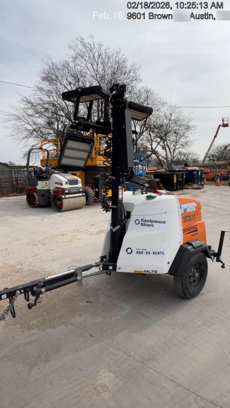 2023 Generac MLT2 Diesel, Flex Switch 120V Input, Powerzone Controller, (4) 320W LED Lights, 4kW Generator, 39.9 Gal Fuel Tank, 2" Ball, T3
