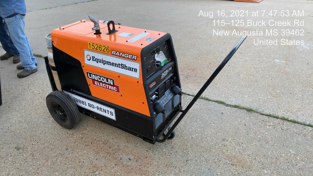 2021 Lincoln Electric Ranger 305 LPG LPG One-Pak (includes undercarriage, tank holder & tank strap) ORANGE