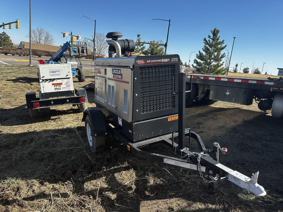 2021 Lincoln Electric Air Vantage 566 Air Vantage 566X Ready Pak 3 (includes trailer, cable rack, fender light kit); no telematics