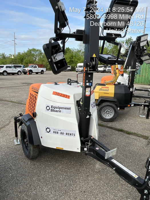 2023 Generac MLT2 Diesel, Flex Switch 120V Input, Powerzone Controller, 
(4) 320W LED Lights, 4kW Generator, 39.9 Gal Fuel Tank, 2" Ball, T3