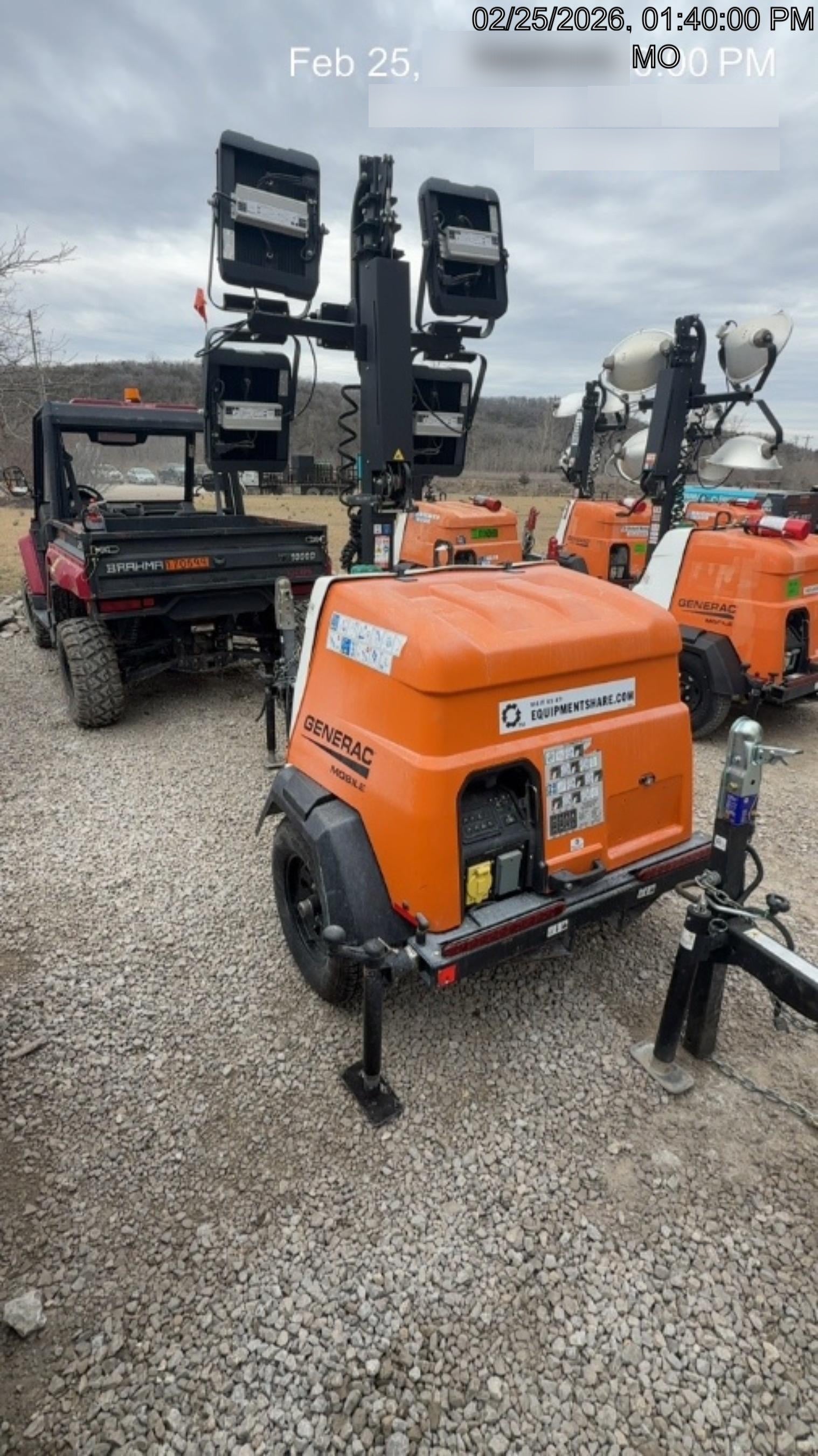 2023 Generac MLT2 Diesel, Flex Switch 120V Input, Powerzone Controller, (4) 320W LED Lights, 4kW Generator, 39.9 Gal Fuel Tank, 2" Ball, T3
