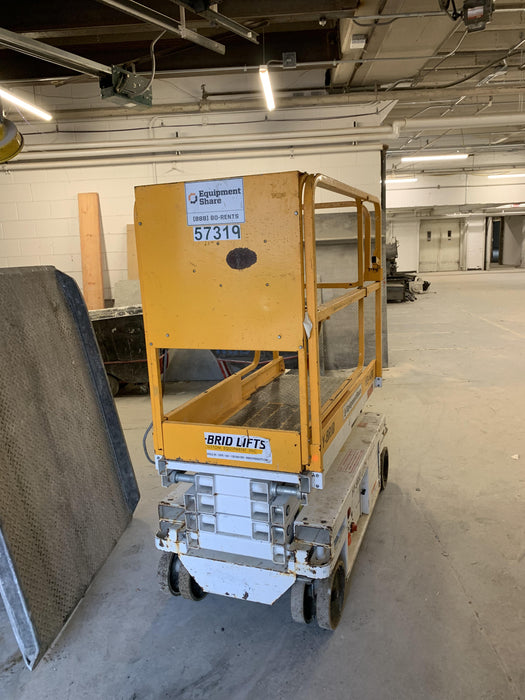 Custom Equipment HB-1430 Hy-Brid Scissor Lift
Platform capacity up to 670 lbs
Working height up to 20 ft
Weighs under 1,700 lbs
Non-marking wheels