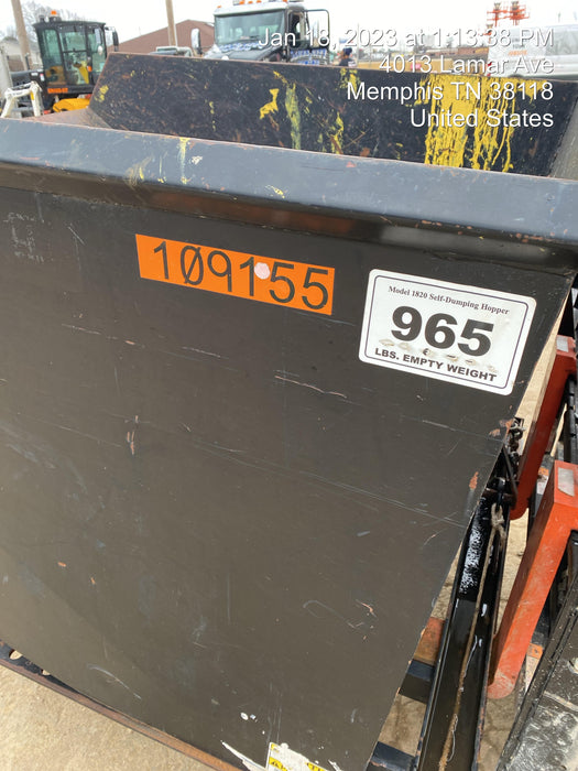 2020 STAR INDUSTRIES M-1820 - Self-Dump Hopper