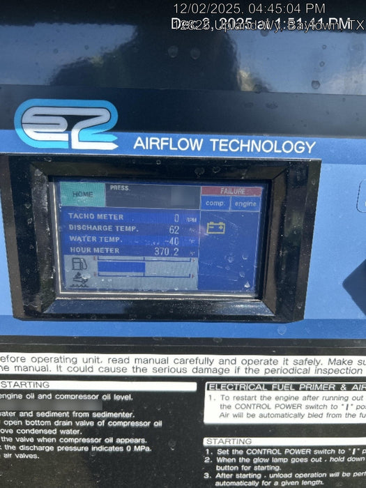 2025 AIRMAN PDSF375DP-6E1