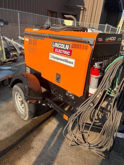 2022 Lincoln Electric LE400 Kubota V1505, Trlr, Cable Rack, Light Kit, ES Decals, T3