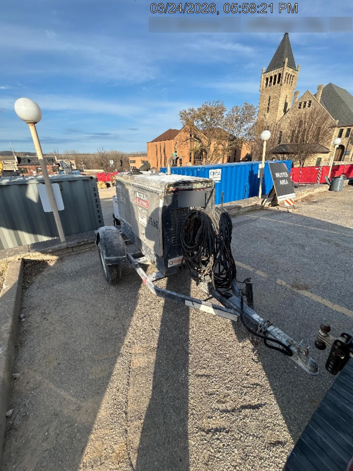 2018 Lincoln Electric Vantage 322 Lincoln Vantage 322 Welder Ready Pak 3 - Vantage 322, Trailer, Fender and light kit, Cable rack