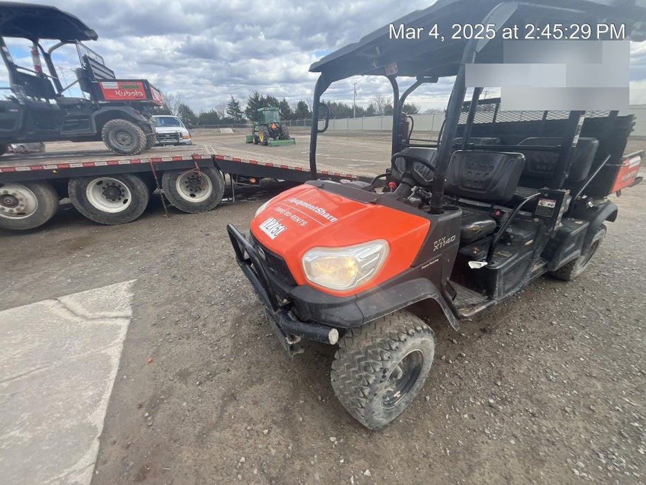 2020 Kubota RTV-X1140 4 - Seat UTV, 4WD, Canopy, Standard Rental Specs