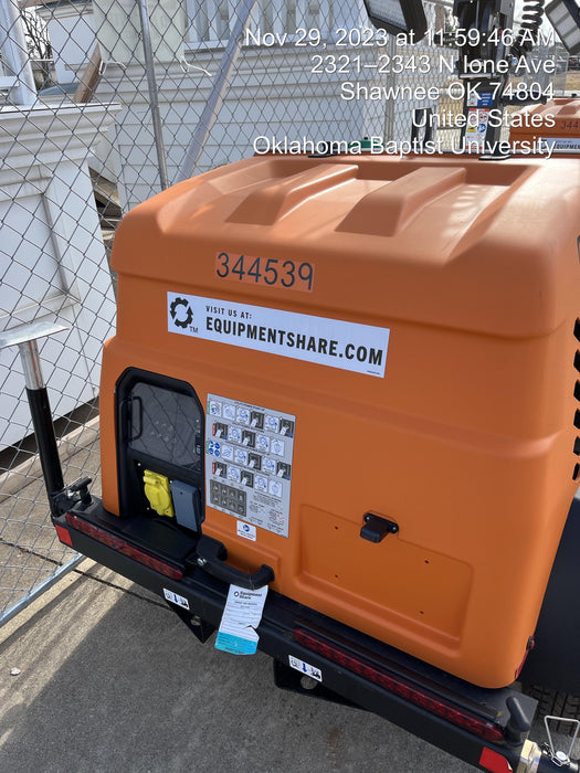 2023 Generac MLT2 Diesel, Flex Switch 120V Input, Powerzone Controller, (4) 320W LED Lights, 4kW Generator, 39.9 Gal Fuel Tank, 2" Ball, T3